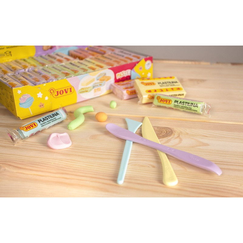Szpatułki modelarskie JOVI, zestaw 3 szt., mix kol