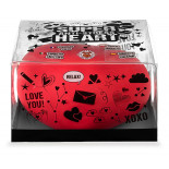 Gniotek antystresowy serce XXL TRENDHAUS TJA, czer