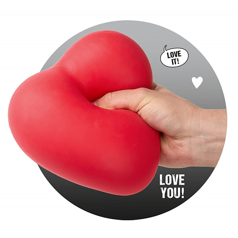 Gniotek antystresowy serce XXL TRENDHAUS TJA, czer