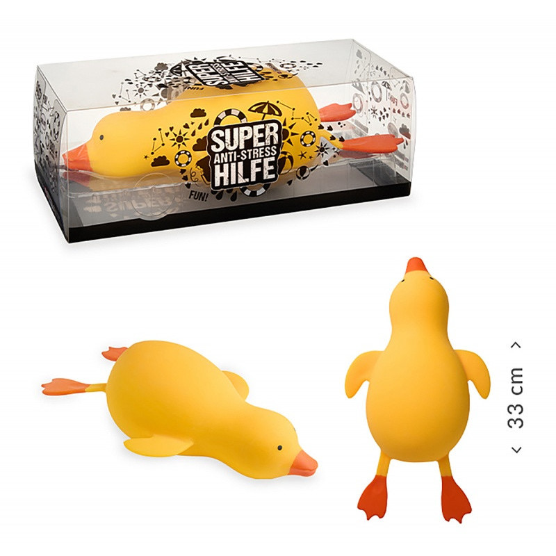 Gniotek antystresowy kaczka XXL pomoc natychmiasto