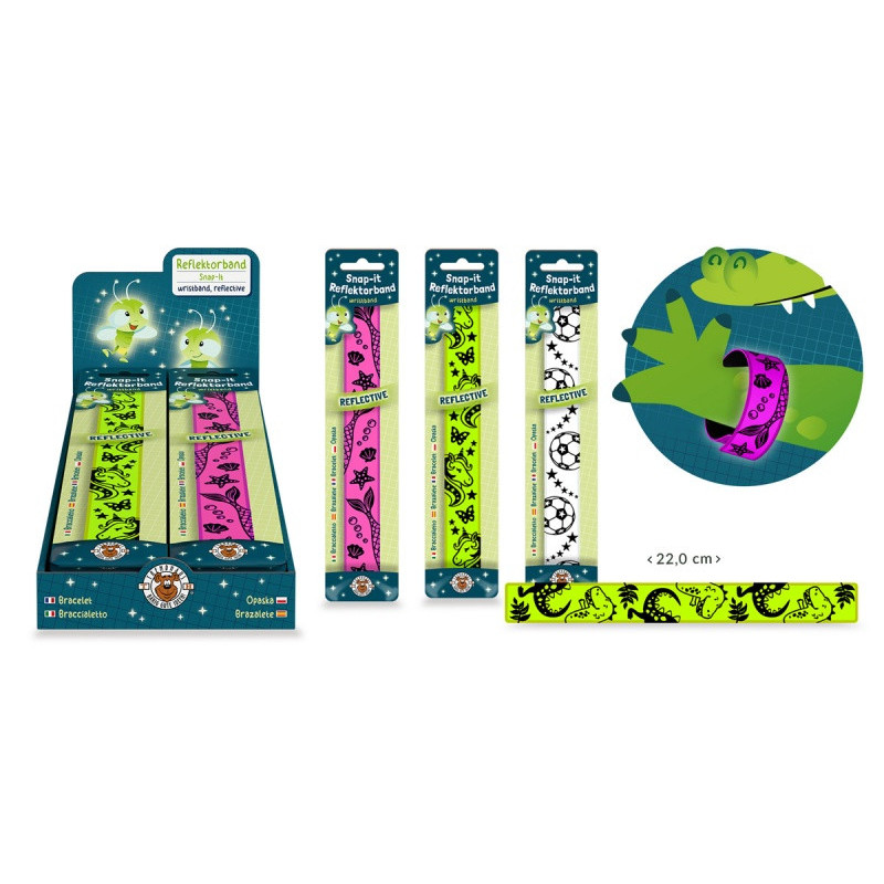 Bransoletka odblaskowa Snap-It TRENDHAUS CLASS-6,