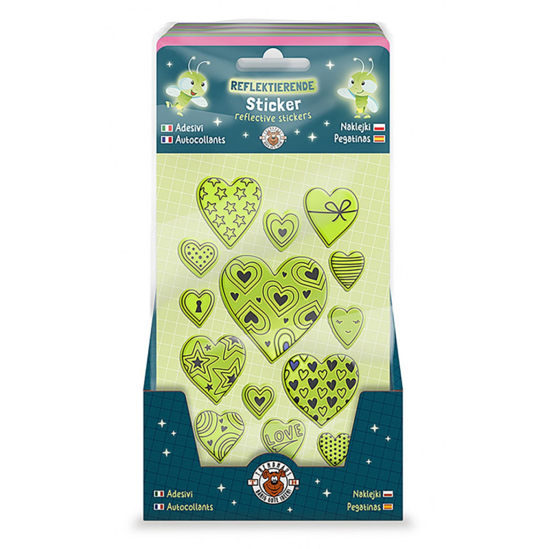 Naklejki odblaskowe TRENDHAUS CLASS-6, zielone