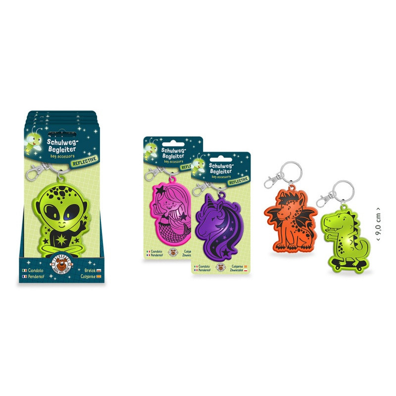 Odblaskowa zawieszka na drogę do szkoły TRENDHAUS