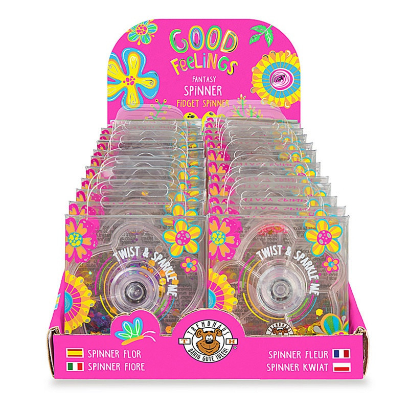 Fidget spinner kwiatowy TRENDHAUS GF-6, mix koloró