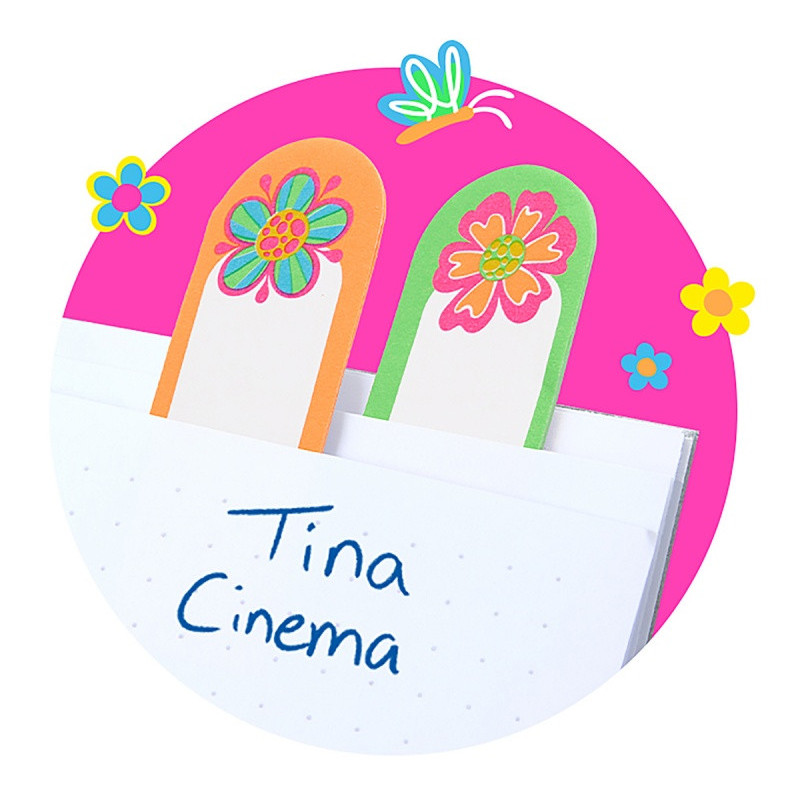 Karteczki samoprzylepne TRENDHAUS GF-6, mix koloró