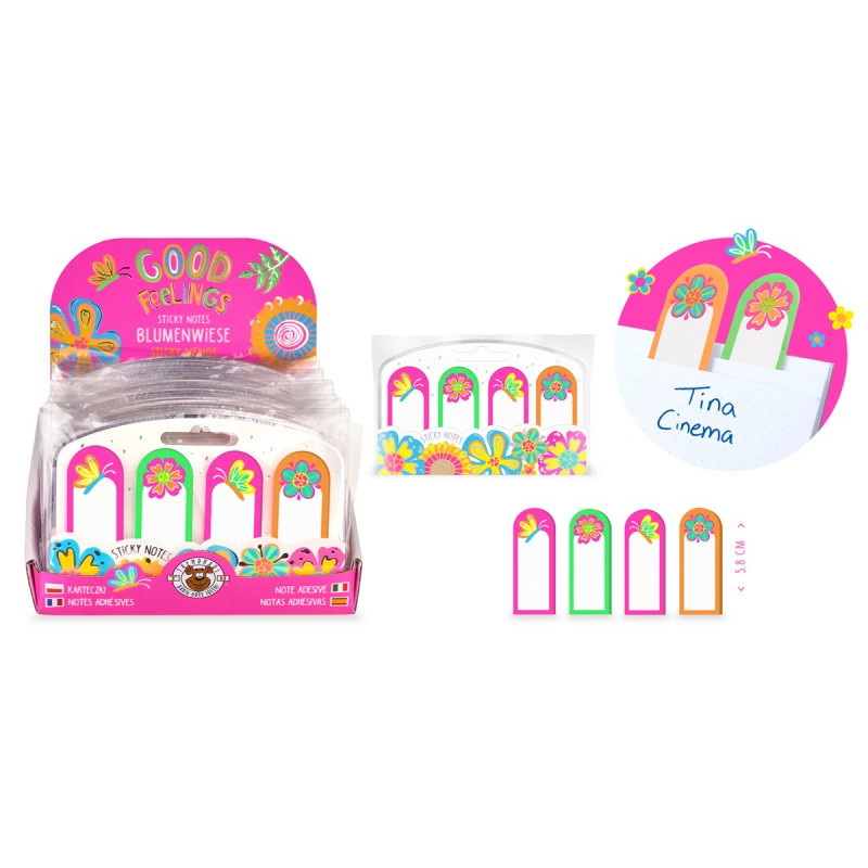 Karteczki samoprzylepne TRENDHAUS GF-6, mix koloró