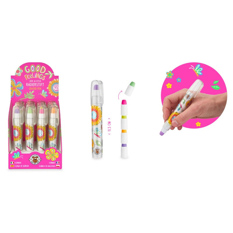 Gumka przekładana w kształcie ołówka TRENDHAUS GF-