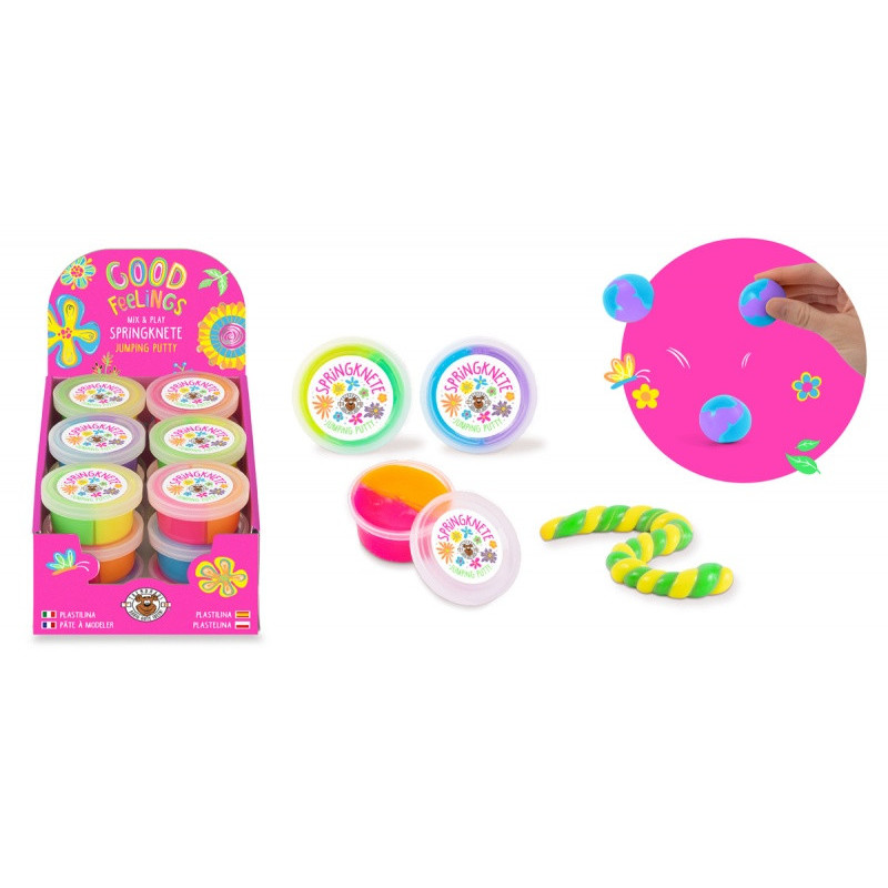Skacząca plastelina Mix & Play TRENDHAUS GF-6, mix