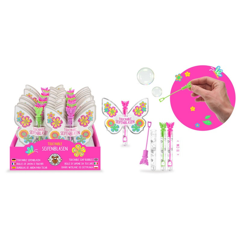 Bańki mydlane dotykowe motylek TRENDHAUS GF-6, mix
