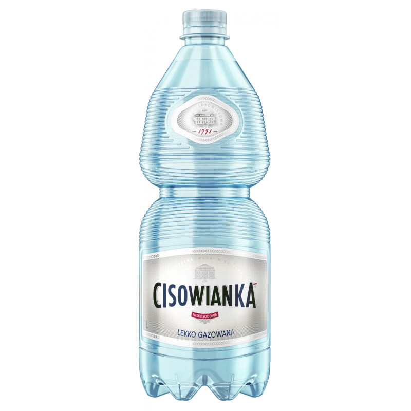 Woda CISOWIANKA, lekko gazowana, butelka plastikow