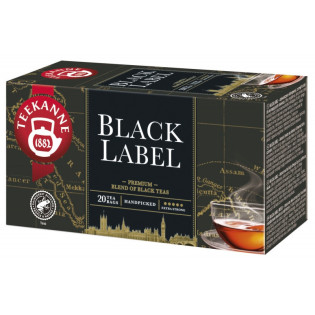 Herbata TEEKANNE Black Label, 20 kopert