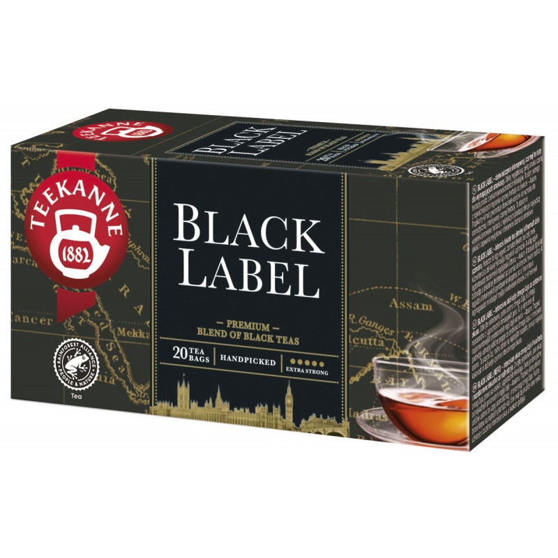 Herbata TEEKANNE Black Label, 20 kopert