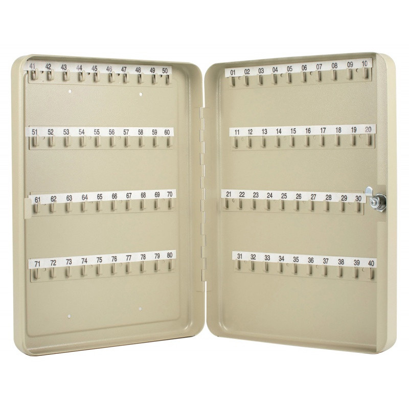 Szafka na klucze Q-CONNECT, na 80 kluczy, 370x280x