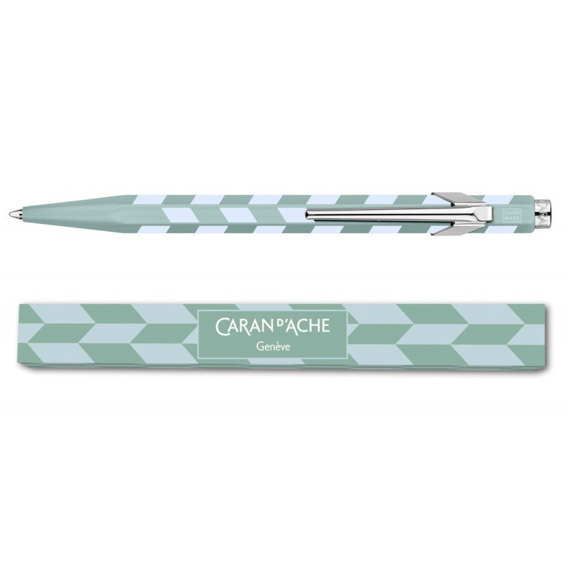 Długopis CARAN D'ACHE 849 Mosaic, water green