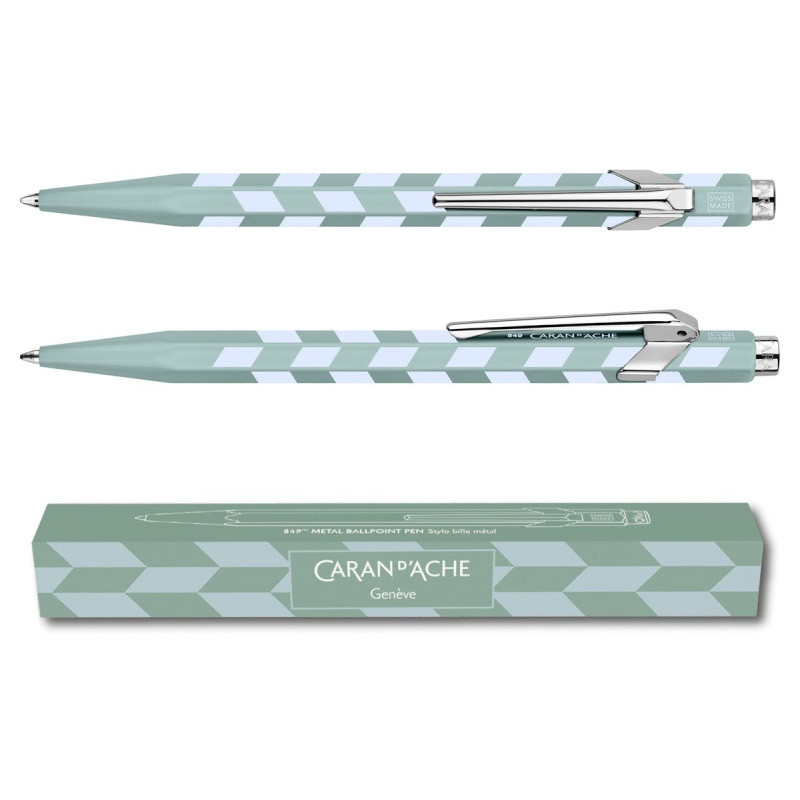 Długopis CARAN D'ACHE 849 Mosaic, water green