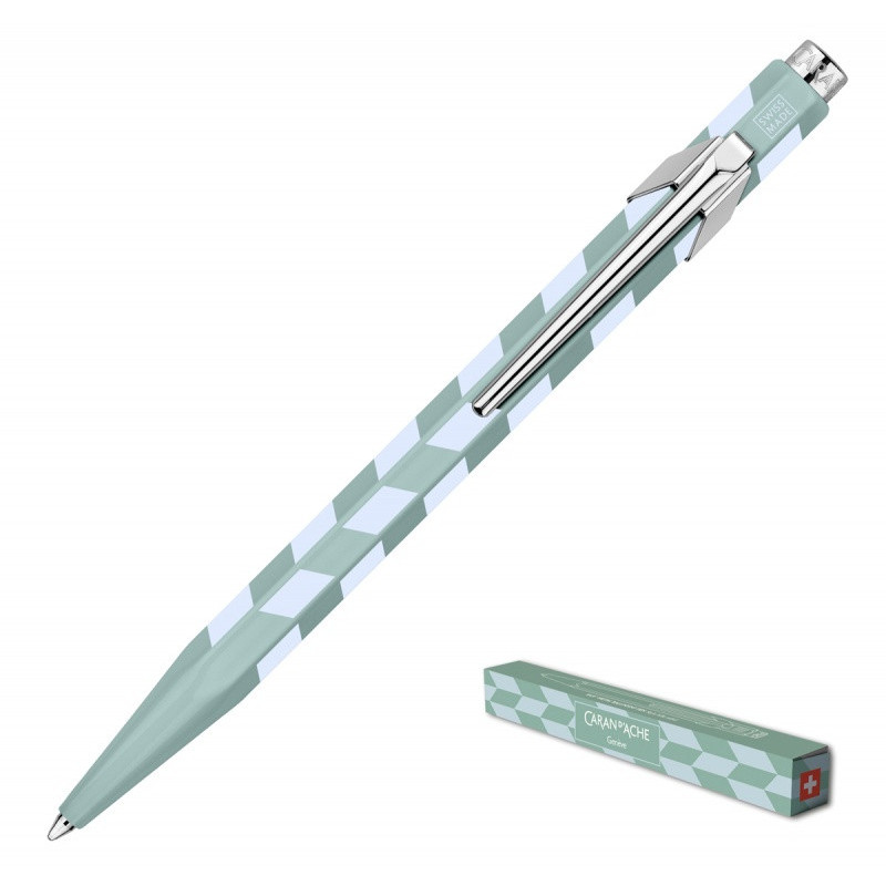 Długopis CARAN D'ACHE 849 Mosaic, water green