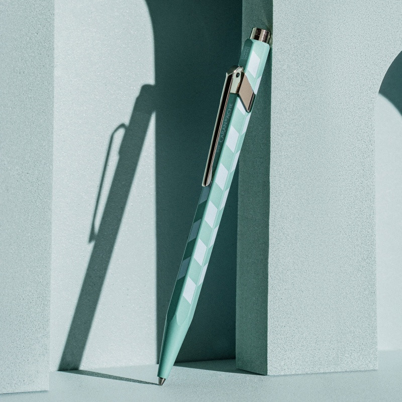 Długopis CARAN D'ACHE 849 Mosaic, water green