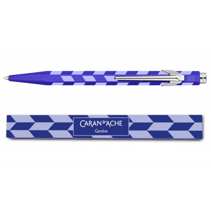 Długopis CARAN D'ACHE 849 Mosaic, royal blue