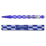 Długopis CARAN D'ACHE 849 Mosaic, royal blue