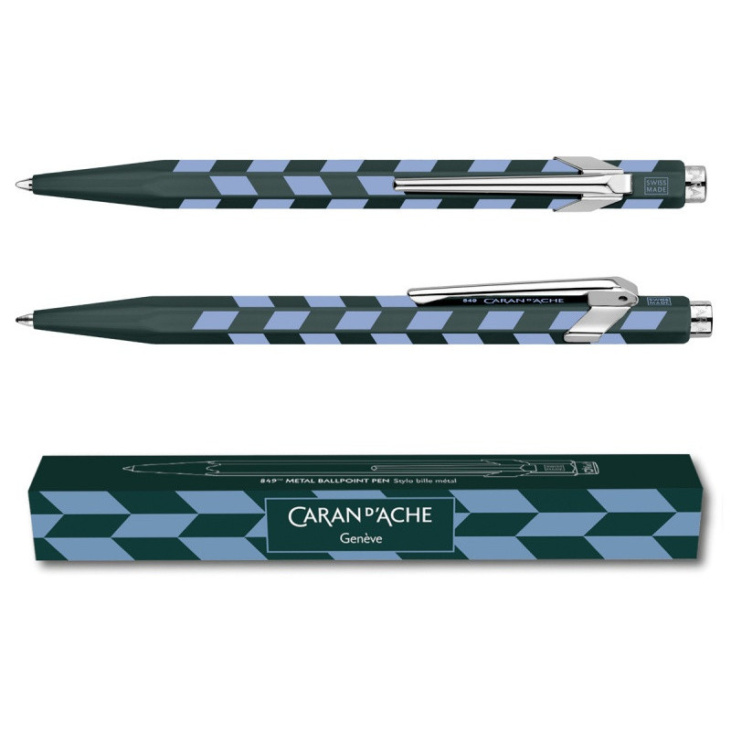 Długopis CARAN D'ACHE 849 Mosaic, spruce green