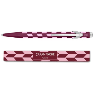 Długopis CARAN D'ACHE 849 Mosaic, garnet red
