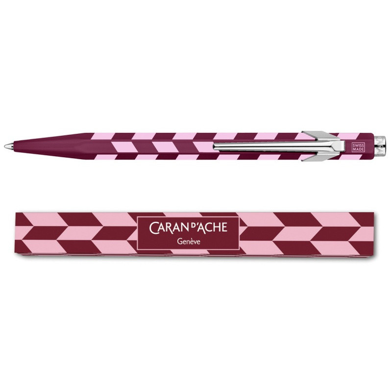 Długopis CARAN D'ACHE 849 Mosaic, garnet red
