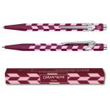 Długopis CARAN D'ACHE 849 Mosaic, garnet red