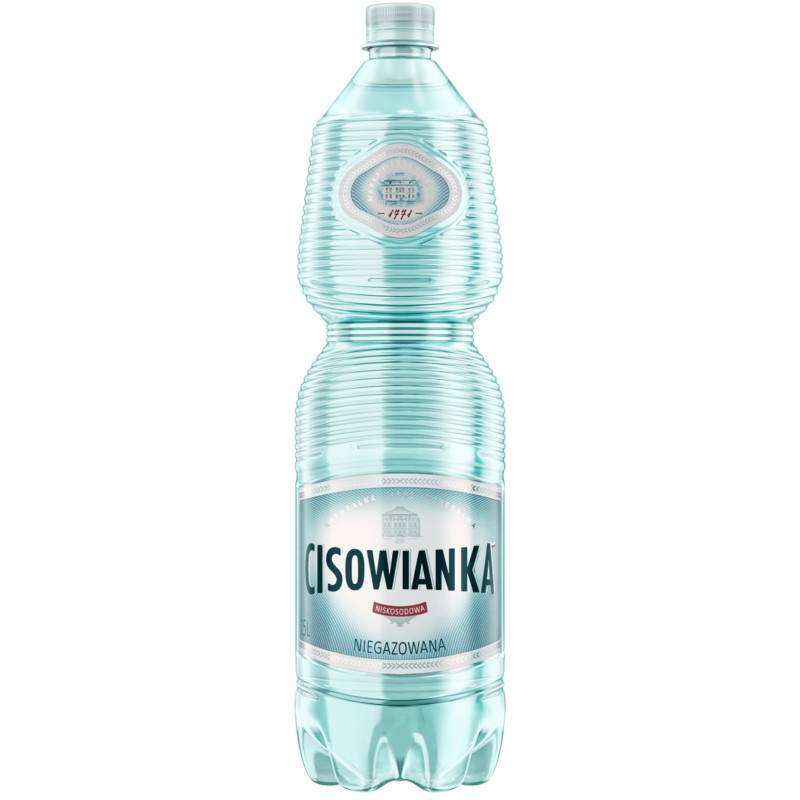 Woda Cisowianka, niegazowana, butelka plastikowa,