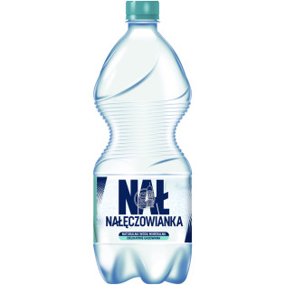 Woda mineralna NAŁĘCZOWIANKA, delikatny gaz, 1l, k
