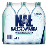 Woda mineralna NAŁĘCZOWIANKA, delikatny gaz, 1l, k