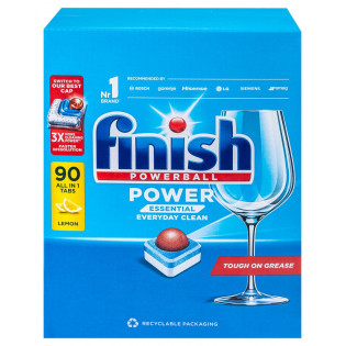 Tabletki do zmywarki FINISH Power Essential, 90szt., lemon