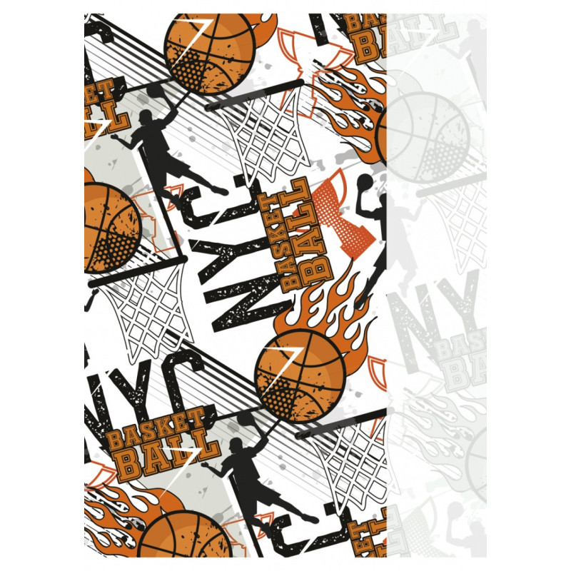 Zeszyt szkolny GIMBOO, A5, w kratkę, 32 kart., 70gsm, mix wzorów