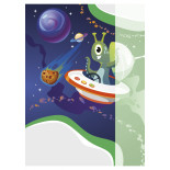 Zeszyt szkolny GIMBOO, A5, w 3 linie, 32 kart., 70gsm, mix wzorów