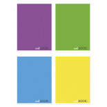 Zeszyt szkolny OFFICE PRODUCTS, A5, w linie, 96 kart., 60gsm, mix kolorów