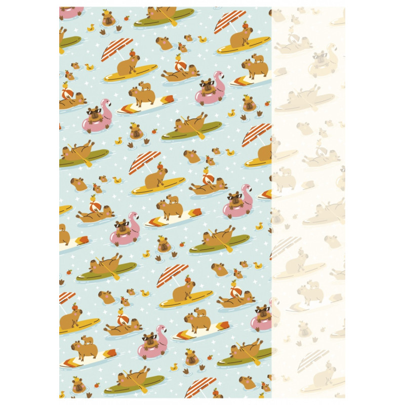 Zeszyt szkolny GIMBOO, A4, w kratkę, 32 kart., 70gsm, mix wzorów