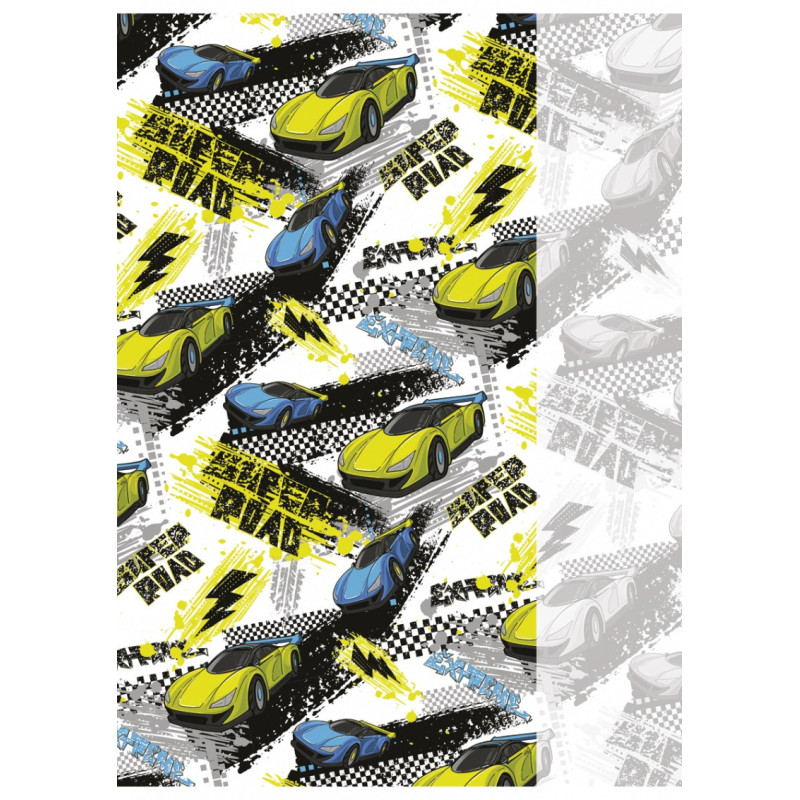 Zeszyt szkolny GIMBOO, A4, w 3 linie, 32 kart., 70gsm, mix wzorów