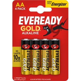 Bateria EVEREADY GOLD from ENERGIZER, AA, LR6, 1,5V, CP4 EU, 4 szt.