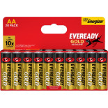 Bateria EVEREADY GOLD from ENERGIZER, AA, LR6, 1,5V, DHP20 EU, 20 szt.