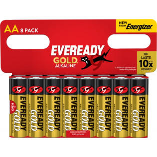 Bateria EVEREADY GOLD from ENERGIZER, AA, LR6, 1,5V, DHP8 EU, 8 szt.