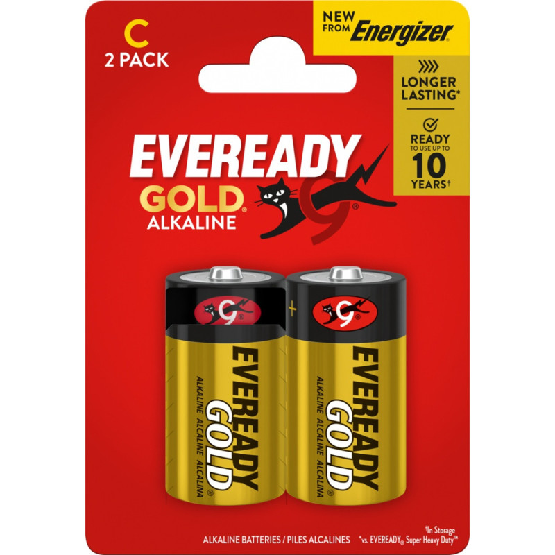 Bateria EVEREADY GOLD from ENERGIZER, C, LR14, 1,5V, CP2 EU, 2 szt.