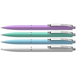 Długopis automatyczny SCHNEIDER K15, M, 4 szt., blister, mix kolorów pastelowych