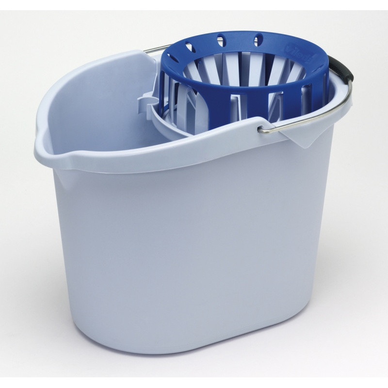 Wyciskacz do mopa paskowego (koszyk) VILEDA PROFESSIONAL SuperMop, zestaw nr 2, niebieski