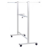 Tablica mobilna suchoś. -magn. OFFICE PRODUCTS, dwustronna, lakierowana, rama aluminiowa, 110x75cm, biała