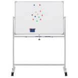 Tablica mobilna suchoś. -magn. OFFICE PRODUCTS, dwustronna, lakierowana, rama aluminiowa, 110x75cm, biała