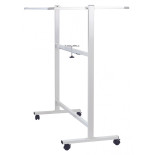 Tablica mobilna suchoś. -magn. OFFICE PRODUCTS, dwustronna, lakierowana, rama aluminiowa, 120x60cm, biała