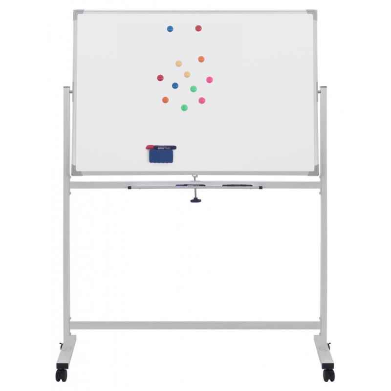 Tablica mobilna suchoś. -magn. OFFICE PRODUCTS, dwustronna, lakierowana, rama aluminiowa, 120x60cm, biała