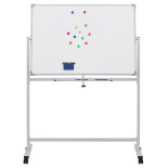 Tablica mobilna suchoś. -magn. OFFICE PRODUCTS, dwustronna, lakierowana, rama aluminiowa, 120x60cm, biała