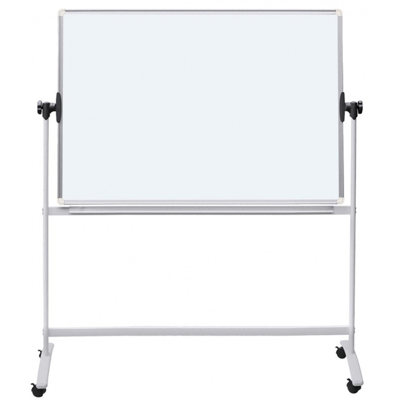 Tablica mobilna suchoś. -magn. OFFICE PRODUCTS, dwustronna, lakierowana, rama aluminiowa, regulacja kąta nachylenia, 150x100cm,