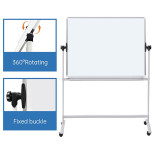 Tablica mobilna suchoś. -magn. OFFICE PRODUCTS, dwustronna, lakierowana, rama aluminiowa, regulacja kąta nachylenia, 170x100cm,
