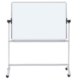 Tablica mobilna suchoś. -magn. OFFICE PRODUCTS, dwustronna, lakierowana, rama aluminiowa, regulacja kąta nachylenia, 180x120cm,